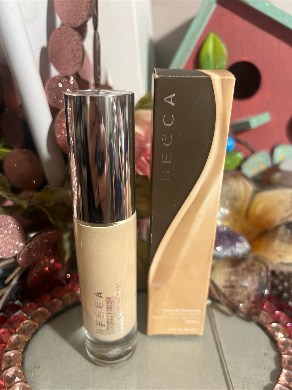 BECCA Ultimate Coverage 24 Hour Foundation 1.0fl oz Full Size ~ SHELL~